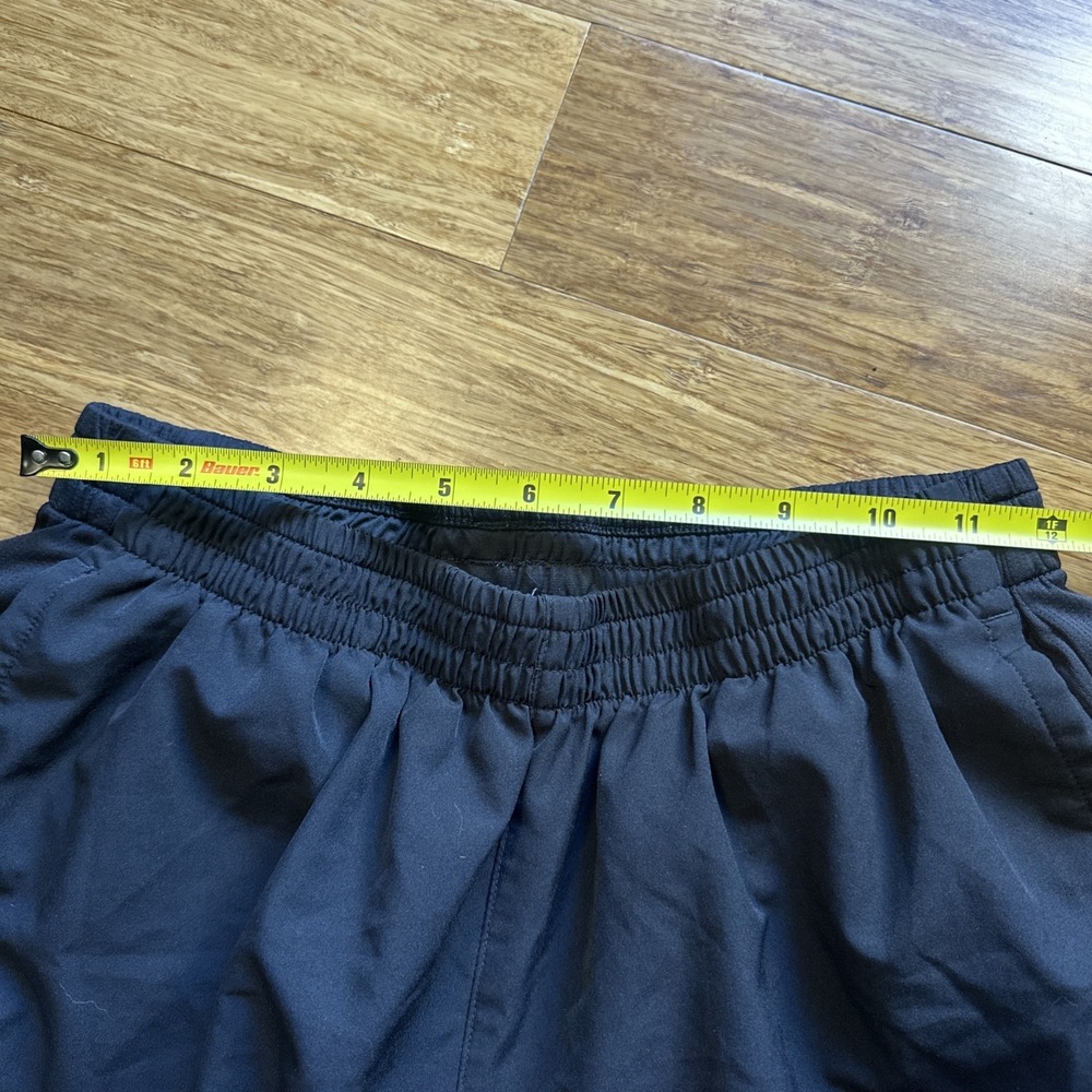 Adidas Men's Black 3 Stripes Woven Athletic Training Shorts 5" Inseam Liner EUC - Picture 8 of 10